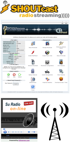 Su radio on-line con Shoutcast Radio