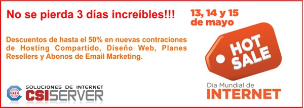 HotSale en CSIserver.com HotSale en CSIserver.com